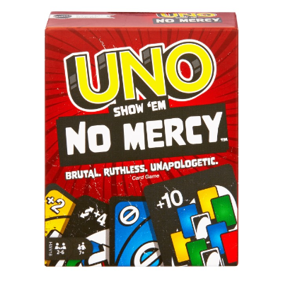 UNO No Mercy tabletop game